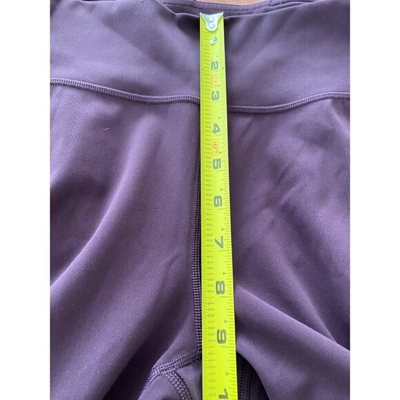 Lululemon Tied To It 7/8 Tight 25" Black Cherry Size 6 Leggings - Picture 10 of 14